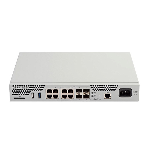 Сервисный маршрутизатор ESR-200, 4х 10/100/1000BASE-T, 4x Combo 10/100/1000BASE-T/1000BASE-X SFP, 1x USB 2.0, 1x USB3.0, 1 слот для SD-карт, 4Gb RAM,