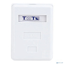 Розетка Lanmaster TWT-SM1-45/S6-WH настен.RJ45 кат.6 STP бел. (упак.:1шт)