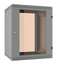 Шкаф коммутационный NT WALLBOX 12-63 G (084695) настенный 12U 600x350мм пер.дв.стекл направл.под закл.гайки 245кг серый 300мм 17.5кг 610мм IP20 сталь