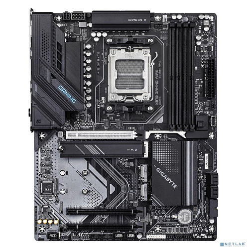 Gigabyte X870 GAMING WIFI6, Socket AM5, AMD X870, 4xDDR5-5200, HDMI, 3xPCI-Ex16, 4xSATA3(RAID 0/1/10), 3xM.2, 8 Ch Audio, 1x2,5GLan, WIFI, (4+4)xUSB2.