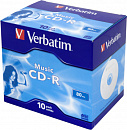 Диск CD-R Verbatim 700Mb 16x Jewel case (10шт) (43365)