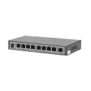 Falcon Eye FE-108E-POE Коммутатор 9 портов 10/100 Мбит/с (IEEE802.3u 100BaseTX) из них 8 c поддержкой PoE (IEEE802.3af) до 15,4Вт на порт (HI POE), Су