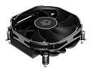 Кулер для процессора ID-COOLING IS-30i BLACK LGA1700/1200/115X низкопрофильный высота 30mm (36шт/кор, TDP 100W, PWM, 4 тепл.трубки прямого контакта, F