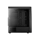 Miditower Aerocool "Bolt-A-BK-v1" RGB, (черный) без Б/п, ATX,microATX , боковое окно 4718009156326