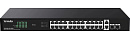 Коммутатор Ethernet 26GE+2SFP с 24 портами PoE TEG1128P-24-250W TENDA