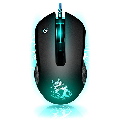 Мышь проводная SKY DRAGON GM-090L черная 52090 DEFENDER