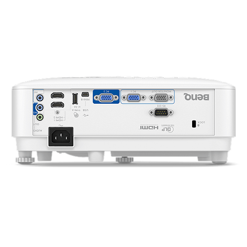 BenQ Projector MX808STH DLP 1024х768 XGA, 3600 AL, 20000:1, 4:3, 0.61ST, TR 0,38~0,9, 60"-120", VGAх2, HDMI, USB, 10W, USB, 5000 ч, White, 2.6 kg