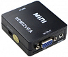 Переходник аудио-видео Premier 5-983M HDMI (f)/VGA (f)/Jack 3.5 (f) черный
