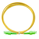 EUROLAN 41F-S2-SC-SC-02-AA Оптический коммутационный шнур дуплексный, OS2, 2х9/125, SC/APC-SC/APC, 2 м