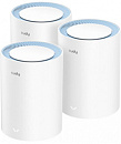Бесшовный Mesh роутер Cudy M1200 (M1200(3-PACK)) AC1200 10/100BASE-TX белый (упак.:3шт)
