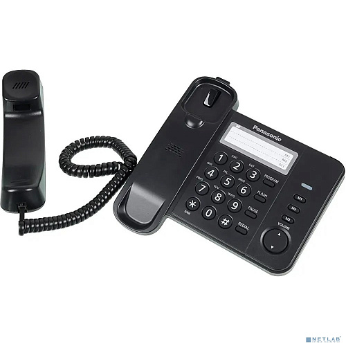 Panasonic KX-TS2352RUB (черный) {индикатор вызова,порт для доп. телеф. оборуд.,4 уровня громкости звонка}