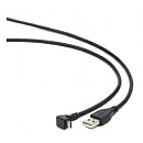 Gembird/Cablexpert Pro CCP-mUSB2-AMBM90-6, AM/microBM 5P, 1,8м, угловой, экран, черный