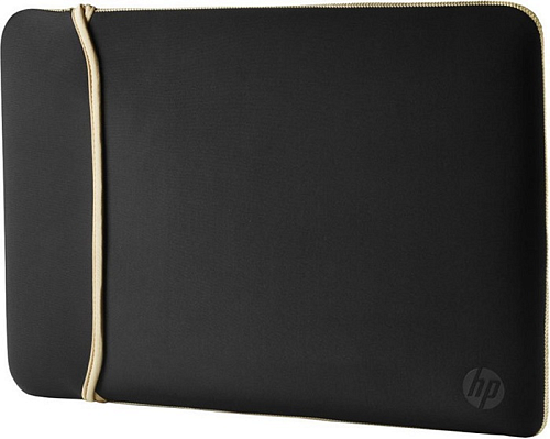 Сумка HP Case Reversible Sleeve black/gold (for all hpcpq 14,0" Notebooks) cons