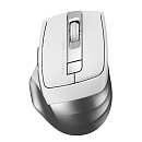 Мышь A4Tech Fstyler FG35 серебристый/белый оптическая (2000dpi) беспроводная USB (6but)