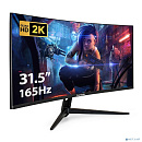 LCD ExeGate 31.5" EC3200TA Combat {VA Curved 2560x1440 165Hz 1ms 16:9 300cd 3500:1 178/178 HDMI2.0 2xDisplayPort Speakers RGB-подсветка} [EX299470RUS