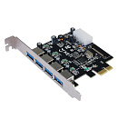 Controller ST-Lab, PCI-E x1, U-1270, 4 ext (USB3.0), Ret
