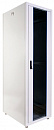 Шкаф серверный ЦМО (ШТК-Э-42.6.10-13АА) напольный 42U 600x1000мм пер.дв.стекл металл 2 бок.пан. направл.под закл.гайки 710кг серый 915мм 95кг 180град.