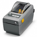 Термопринтер Zebra DT ZD410 (для печ.накл.) стационарный черный/серый