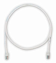 Патч-корд Panduit UTPCH1MY вилка RJ-45-вилка RJ-45 кат.5е 1м белый ПВХ