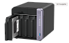система хранения данных QNAP SMB QC 2GhzCPU/4Gb/upto 4HDD, up to 20 with TL-D1600S/SATA(3,5" 2,5")/ 2xUSB3.2/1xHDMI/1xExp.slot/2x2,5Gb 2x10Gb(SFP+)/iS