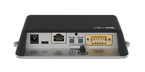 MikroTik LtAP mini with 650MHz CPU, 64MB RAM, 1xLAN, built-in 2.4Ghz 802.11b/g/n Dual Chain wireless with integrated antenna, miniPCI slot, LTE intern