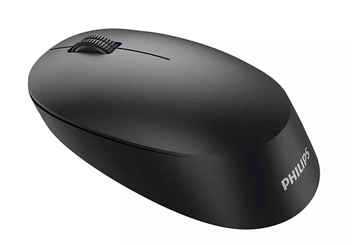 Philips Беспроводная Мышь SPK7307 2,4 GHz, 3 кнопки 1600dpi, бесшумная Чёрный