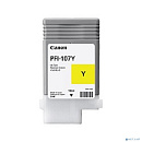 Canon PFI-107Y 6708B001 Картридж для iPF680/685/770/780/785, Желтый, 130ml