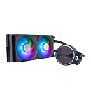 Система охлаждения/ Cooler Master MasterLiquid PL240 Flux (240W, 240mm, ARGB, fans:2x120mm/72.37CFM/32dBa/2300rpm, 1700/1200/115X/2066/2011-V3/2011/AM