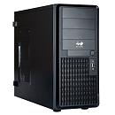 Корпус серверный Midi Tower InWin PE689 Black 650W B65E 80plus Bronze USB3.0*2+A(HD)+front fan 120mm*1+rear fan 120mm*1+ 2*2SATA+1*1SATA / holes for S
