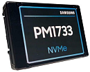 SSD Samsung Enterprise , 2.5"(SFF), PM1733, 1920GB, NVMe, U.2(SFF-8639), PCIe Gen4 R7000/W2400Mb/s, IOPS(R4K) 800K/100K, MTBF 2M, 1DWPD, OEM, 5 years