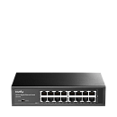 Коммутатор CUDY Коммутатор/ 16-Port Gigabit Switch, 16 Gigabit RJ45 Ports, IGMP Snooping, Loop Detection/Prevention, 802.1p/DSCP QoS, Switch/VLAN/Extend working mode