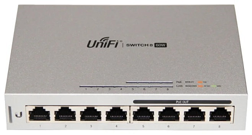 Коммутатор UBIQUITI UniFi Switch 8-60W