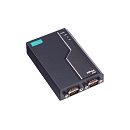 2-портовый преобразователь RS-232/422/485 в Ethernet с расширенным набором функций, с расширенным диапазоном температур