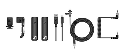 Беспроводная система [508488] Sennheiser [XSW-D PORTABLE LAVALIER SET], DSLR камера с петличным микрофоном ME2-II, передатчик и приемник XSW-D с mini-