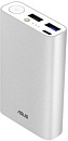 Мобильный аккумулятор Asus ZenPower ABTU012 Li-Ion 10050mAh 3A+2A+1A серебристый 2xUSB