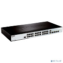D-Link DES-3200-28_RFB/C1 Восстановленный в производственных условиях управляемый L2 коммутатор с 24 портами 10/100Base-TX, 2 портами 100/1000Base-X S
