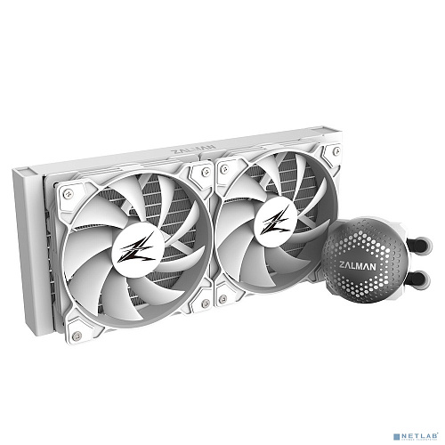 Система водяного охлаждения Zalman ALPHA 28 White 140 мм - две секции, 3 pin, радиатор - алюминий