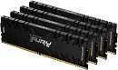 Память оперативная/ Kingston 128GB 3600MHz DDR4 CL18 DIMM (Kit of 4) FURY Renegade Black