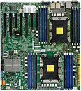 Supermicro Motherboard 2xCPU X11DPH-I 2nd Gen Xeon Scalable 205W/16xDIMM/10xSATA3/C612 RAID0/1/5/10/2x1GbE/3xPCIex16,4xPCIex8/2xM.2/12" x 13"(Bulk)