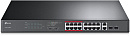 Коммутатор/ JetStream 16-Port 10/100Mbps+2-Port Gigabit Unmana EUplug