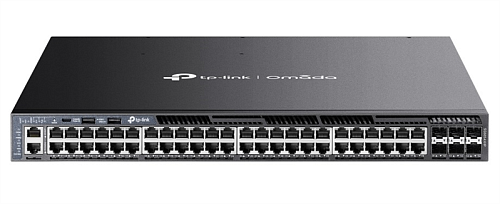 коммутатор TP-Link SG6654XHP, Omada 48-PortGigabit Stackable L3 Managed PoE+ Switch with 6 10GE SFP+ Slots