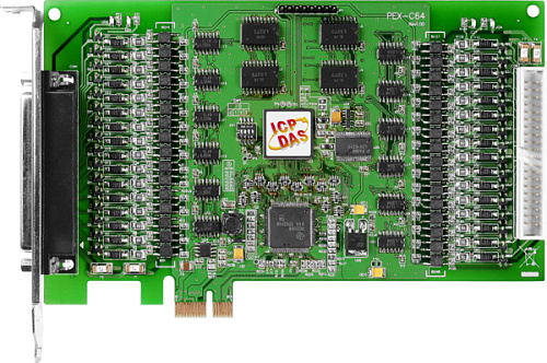 Плата PCI Express 64 канала дискретного вывода