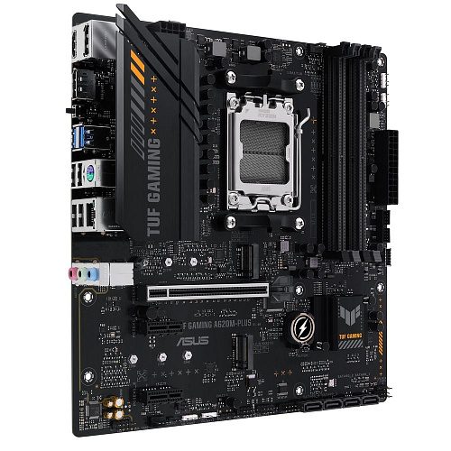 Материнская плата ASUS TUF GAMING A620M-PLUS AM5 mATX 4xDDR5 PCIEx16 2xPCIEx1 2xM.2 2xDP HDMI 2.5GLAN
