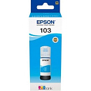 EPSON C13T00S24A Контейнер 103 с голубыми чернилами для L1110/L3100/3101/3110/3150/3151, 65 мл