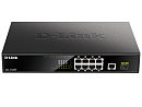 Коммутатор D-Link Неуправляемый PoE-коммутатор, 9x1000Base-T (8x1000Base-T PoE), 1x1000Base-X SFP, PoE-бюджет 125 Вт, корпус металл