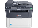 Kyocera FS-1025MFP, P/C/S, ч/б лазерный, A4, 25 стр/мин, 1800x600 dpi, 64 Мб, USB 2.0, Network, лоток 250 л., Duplex, автопод., старт.тонер 1000 стр.