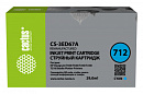 Картридж струйный Cactus CS-3ED67A 712 голубой (29мл) для HP DJ T230/T630/T650