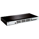 Коммутатор D-LINK DES-3200-28_RFB/A1 Восстановленный в производственных условиях управляемый L2 с 24 портами 10/100Base-TX, 2 портами 100/1000Base-X S