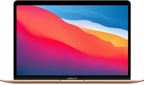 apple 13-inch macbook air: apple m1 chip 8-core cpu & 8-core gpu, 16core neural engine, 8gb, 512gb - gold