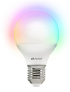 HIPER Smart LED bulb IoT LED A1 RGB/Умная LED лампочка/Wi-Fi/Е27/Globe G45/Регулируемая яркость и цвет/6Вт/2700К-6500К/520 лм/IoT LED A1